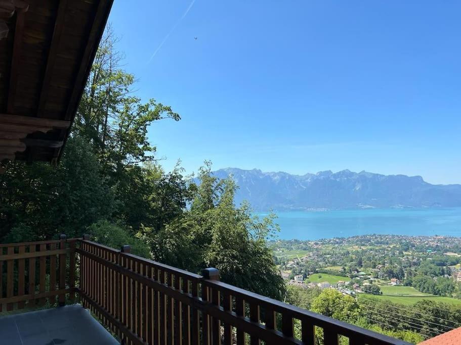 Swiss Chalet - Mountain And Lake View Blonay Buitenkant foto